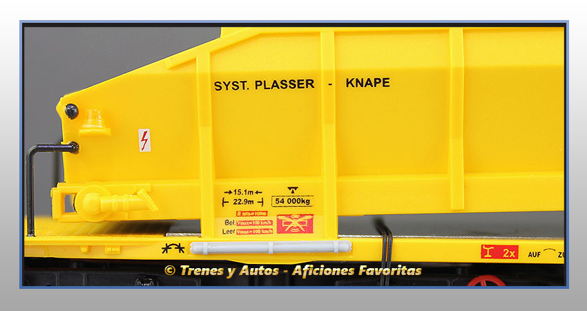 Vagón de transporte y unidad de silo MFS 100 - Plasser & Theurer